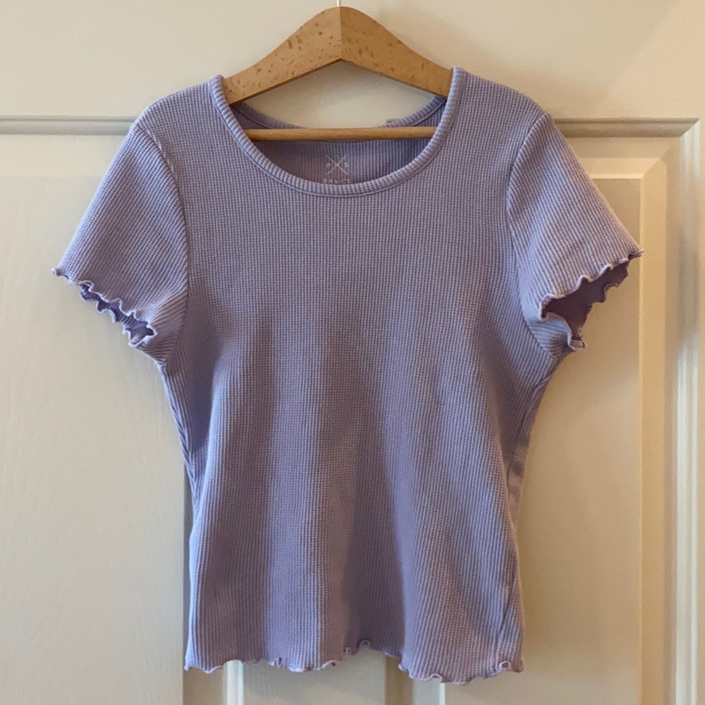 PacSun Waffle Lettuce Top